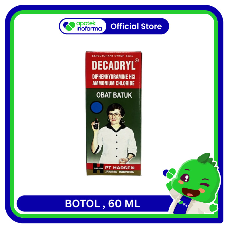 DECADRYL EXPECTORANT Harsen SIRUP BOTOL 60ML