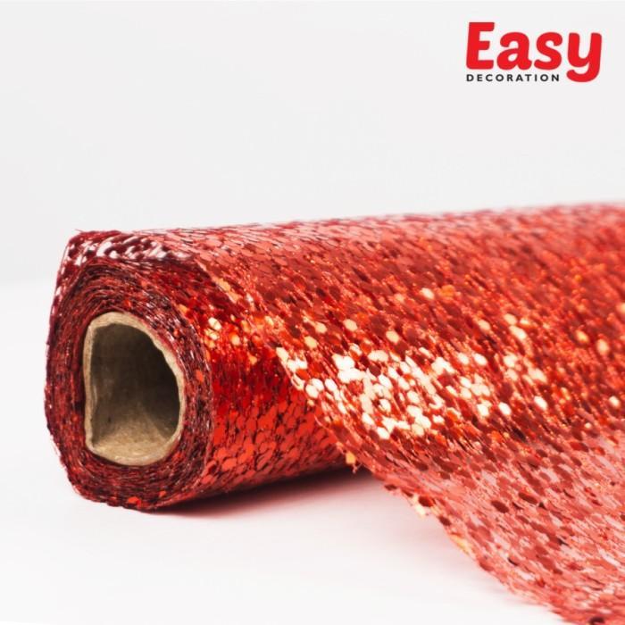PITA ROLL NATAL BESAR KAIN JARING JALA CHRISTMAS EASY DECORATION