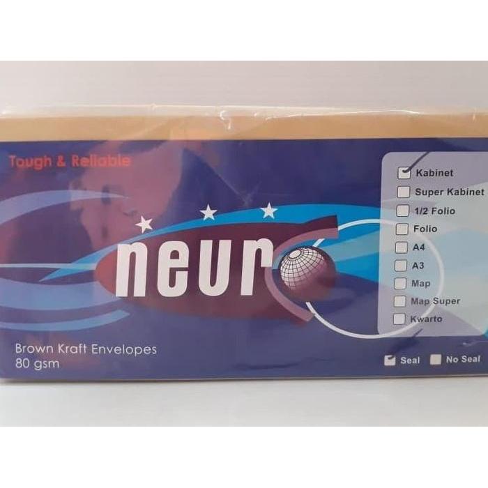 NEURO Amplop Coklat Kabinet "SEAL"