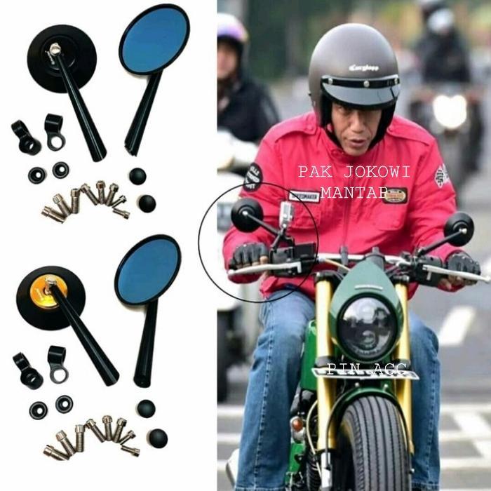 Spion Bulat Clasic Jokowi Universal Motor Original Rizoma