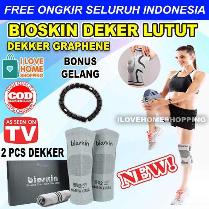 BIOSKIN DEKER LUTUT - BIO SKIN GRAPHENE DEKKER BONUS GELANG UKURAN S M L XL TERSEDIA COD 100%
