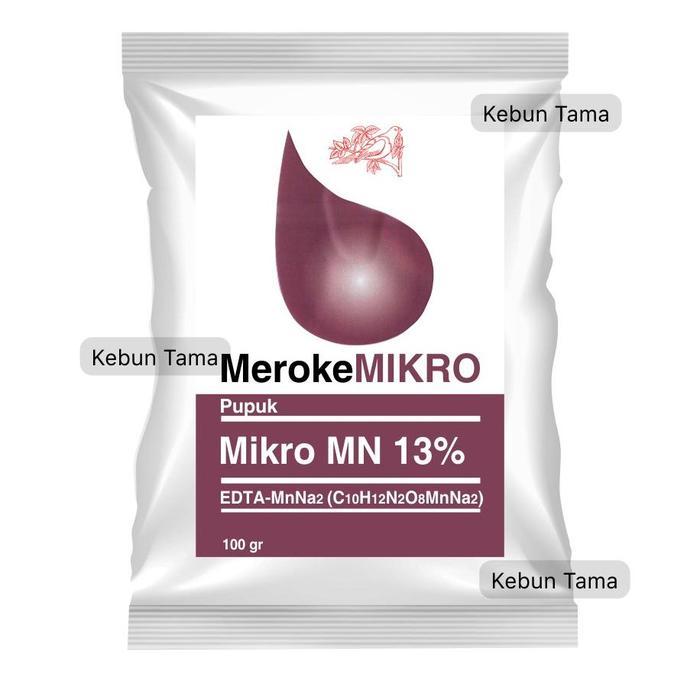Meroke Mn EDTA 13% Pupuk Nutrisi Mikro Mangan EDTA Chelate Isi 100 Gram
