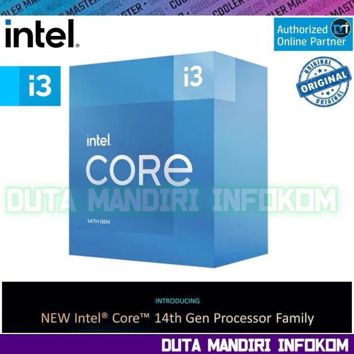Processor Intel Core i3 14100 14100F 14100K - Socket Intel LGA 1700