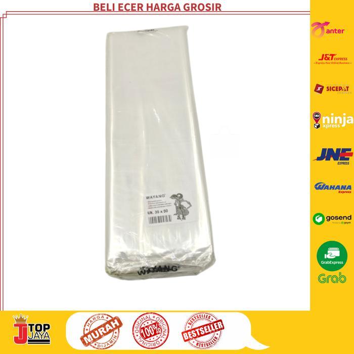 klpu- Plastik Pp Wayang Ukuran 35X50Cm/ 50X35Cm Kiloan Bening/Transparant
