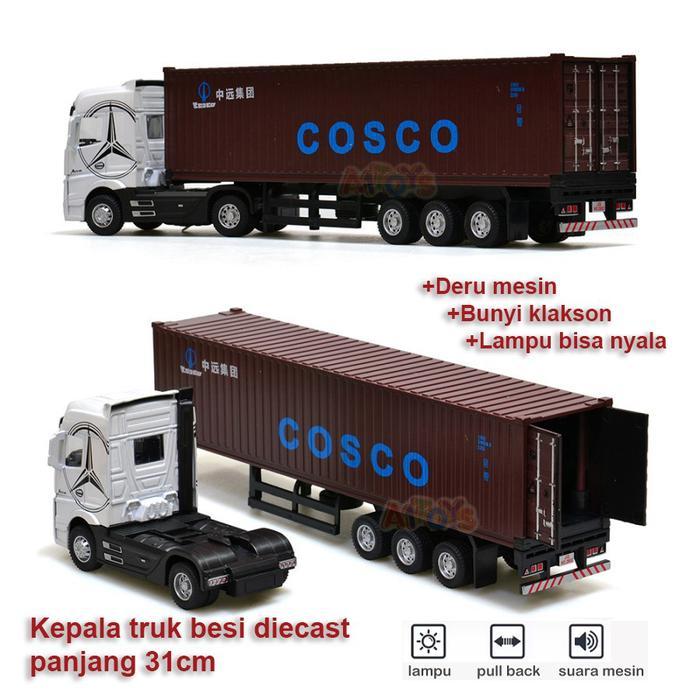 Hot Wheels - Diecast Truk Trailer Mainan Truk Trailer Mainan Truk Scania Mainan Truk Fuso Diecast