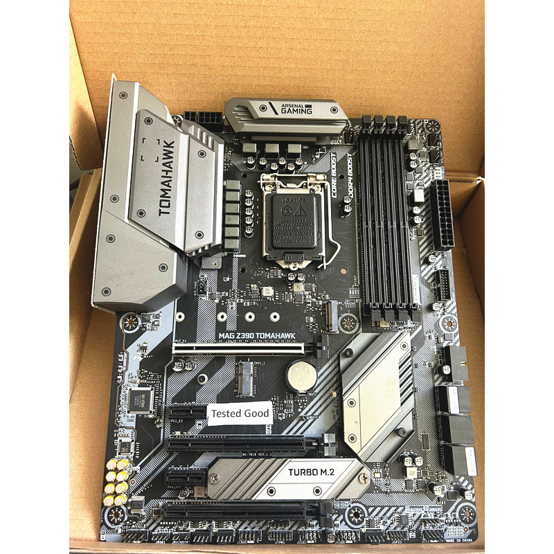 For Msi Mag Z390 Tomahawk Motherboard Lga 1151 Ddr4 Atx