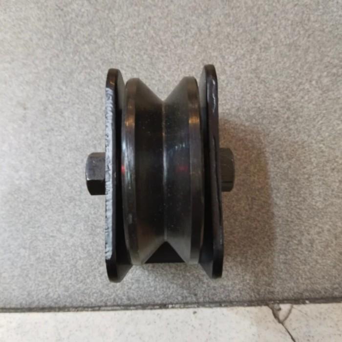 hha0ek- Roda Pintu Pagar / Roda Pintu Bubut / Roda Pagar Bubut 4 Inch
