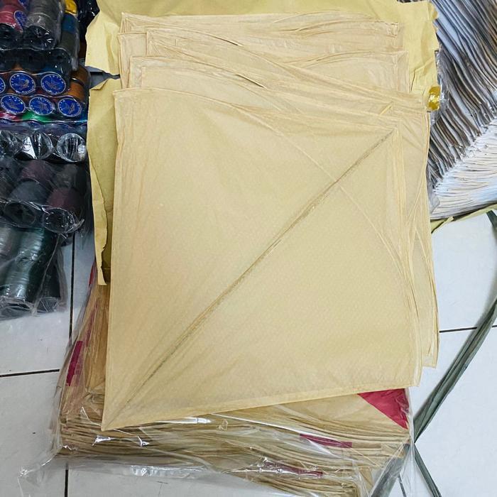 DAYTOY- 1 Pack Layangan Polos Aduan Super Dan Jabrug / Layangan Seot Polos/ Layangan Sp