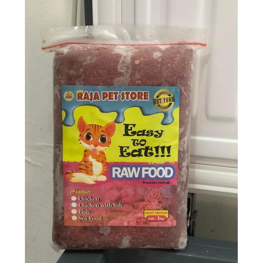Raw Food beef daging sapi untuk kucing anjing 1kg