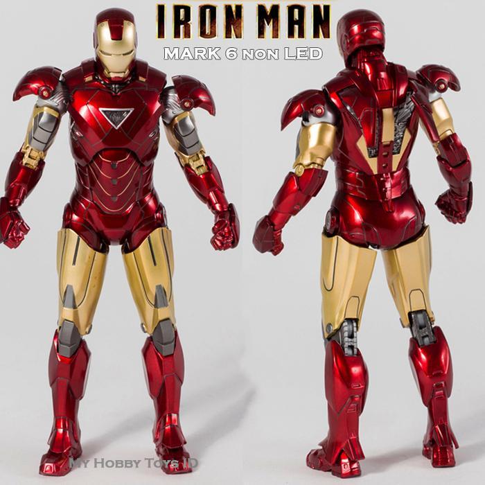 SALE MAINAN FIGURE MARVEL SUPERHERO AVENGERS IRONMAN MARK 6 & 7 ZD TOYS ORI READYY