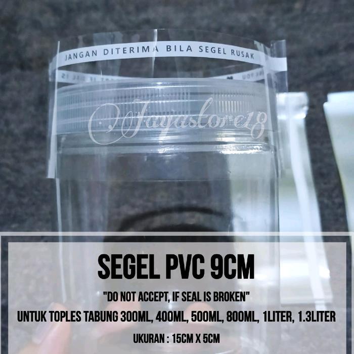 NEWs SEGEL PLASTIK PVC BOTOL TOPLES TABUNG 300ml 400ml 500ml 600ML 800ml 1LITER 2liter diameter