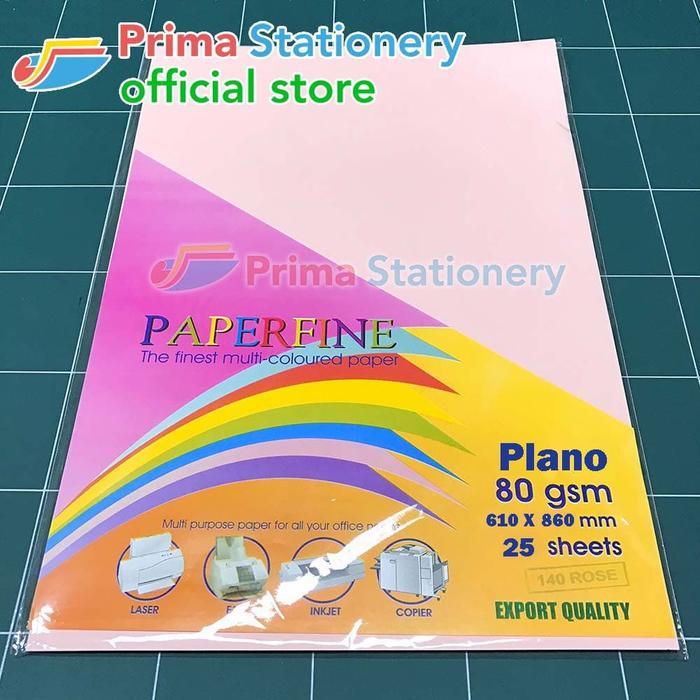 Kertas Hvs Warna Paperfine Plano Warna Muda