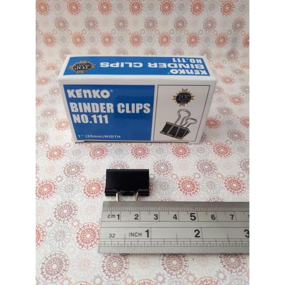 Binder Clips 111/Klip Hitam/Penjepit Kertas/Jepitan Kertas/Klip Kertas