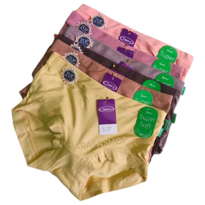 Celana Dalam Cewek Wanita Sorex 1238 Karet Lebar/Cd Sorex Super Soft