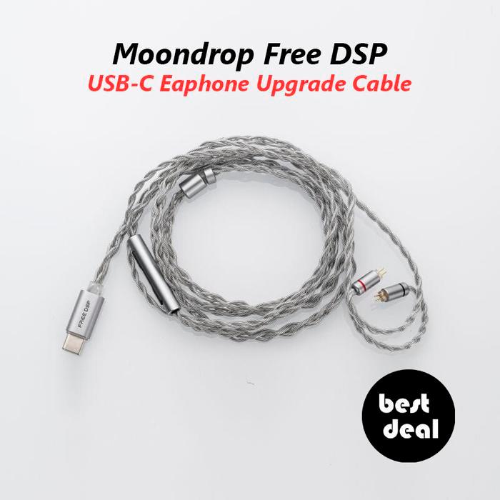 Moondrop Free Dsp Usb-C Dsp Earphone Iem 2Pin Upgrade Cable With Mic