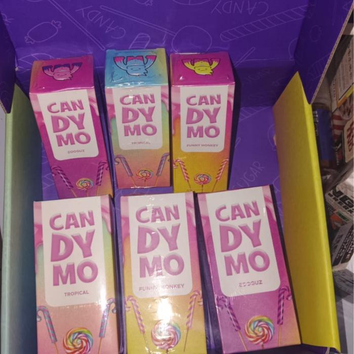 CANDYMO FRUITY SERIES 60ML 30ML FREEBASE SALT AUTHENTIC 100%