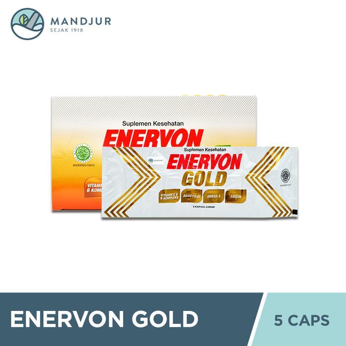 swme- Enervon Gold 5 Kapsul - Multivitamin Khusus Lansia