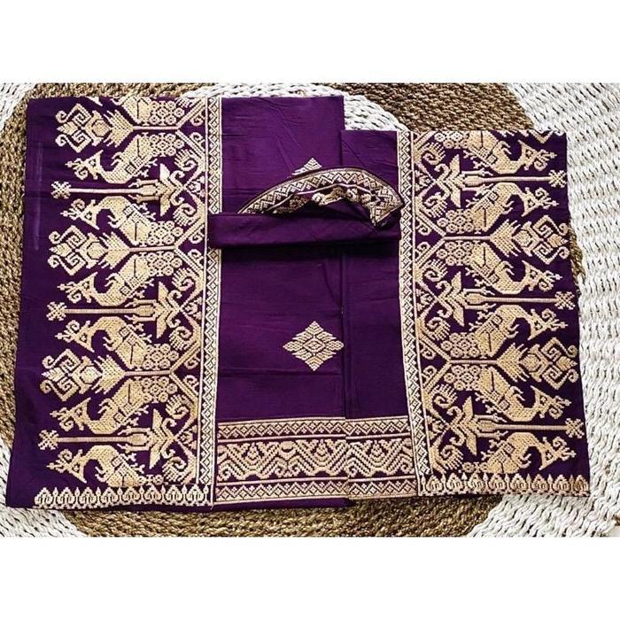 ASLI Set setelan couple kn saput udeng songket bordir READY STOCK