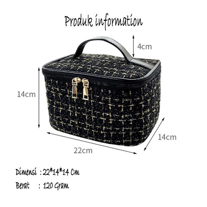 snvk- Fxg Tas Kosmetik Travel Bag Premium Pounch Make Up Tahan Air Fashion Korea Tk19