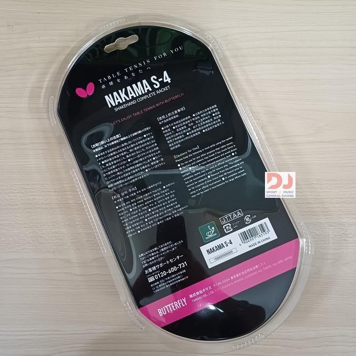 BAT TENNIS MEJA, BUTTERFLY, NAKAMA S4 / S5