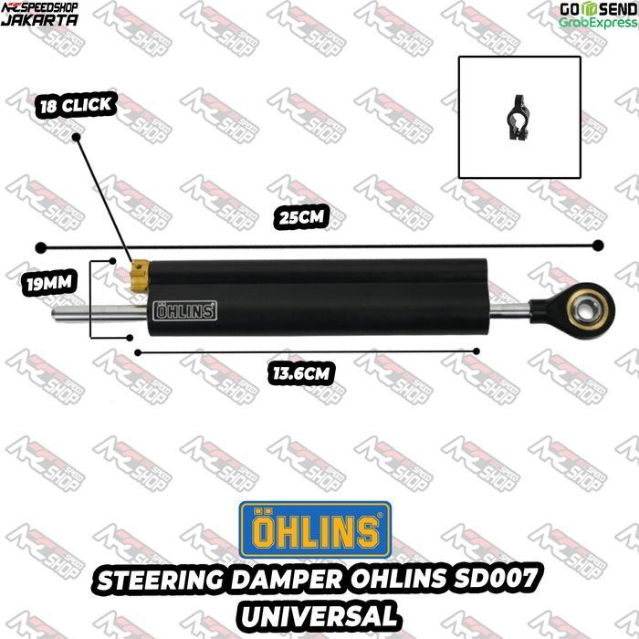 Steering Dumper / Stabilizer Stang Ohlins SD007 Original Garansi 3th
