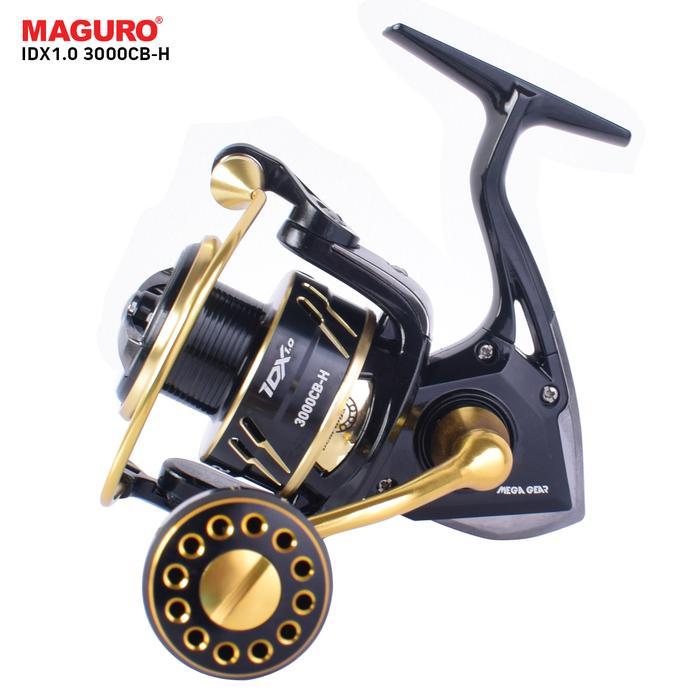 Terlaris- Reel Maguro Idx1.0 Power Handle Mega Gear 800 S/D 3000 Empang Kolam Sungai ~ Indonesia