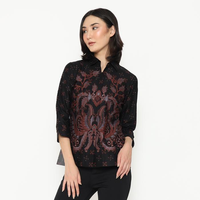 (COD) MY AKSA BATIK WANITA BLOUSE EMMA EDRICK