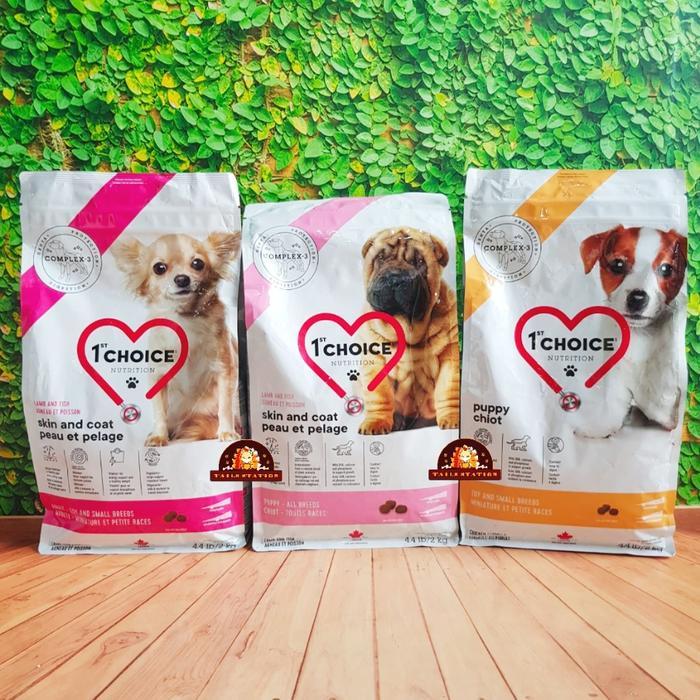 1st choice Puppy Adult Dog Food 2kg Lamb Fish Chicken Makanan Anjing