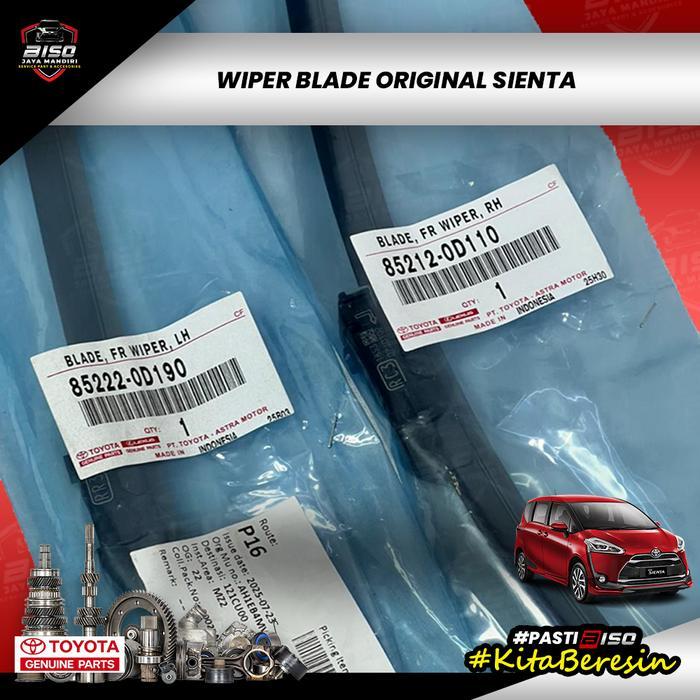 Bagus Wiper Blade Depan Toyota Sienta Original Karet Wiper Asli Toyota Sienta Batang Wiper Depan