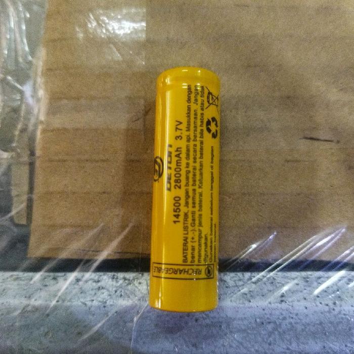 NEWs Baterai battery Lithium Ion Li-ion AA A2 14500 3.7V