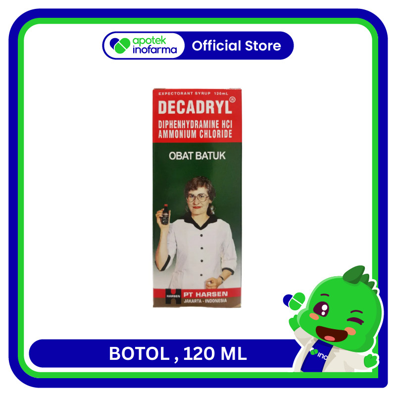 DECADRYL EXPECTORANT Harsen SIRUP BOTOL 120ML