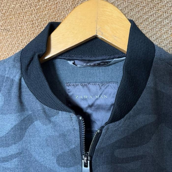 Man Camo Bomber Jacket Man