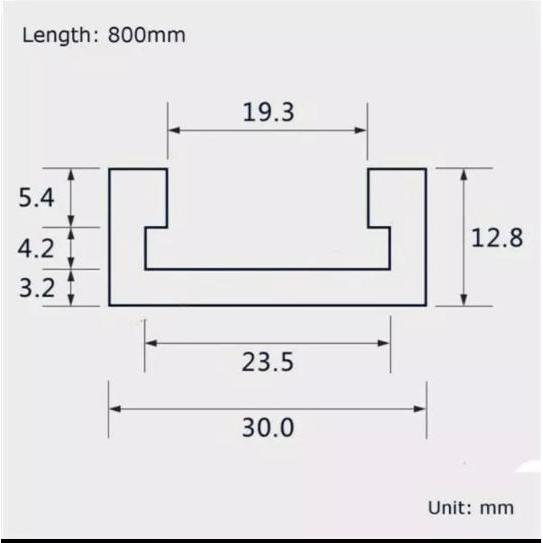 npys- Miter Track 800Mm T-Track T-Slot Table Saw& T Track Table Router