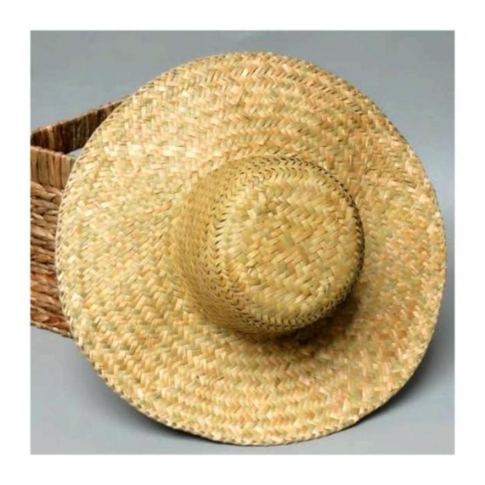 Murah Topi pandan Topi Jerami TOPI NELAYAN TOPI PETANI Topi anyaman bambu Capil - BESAR Terlaris