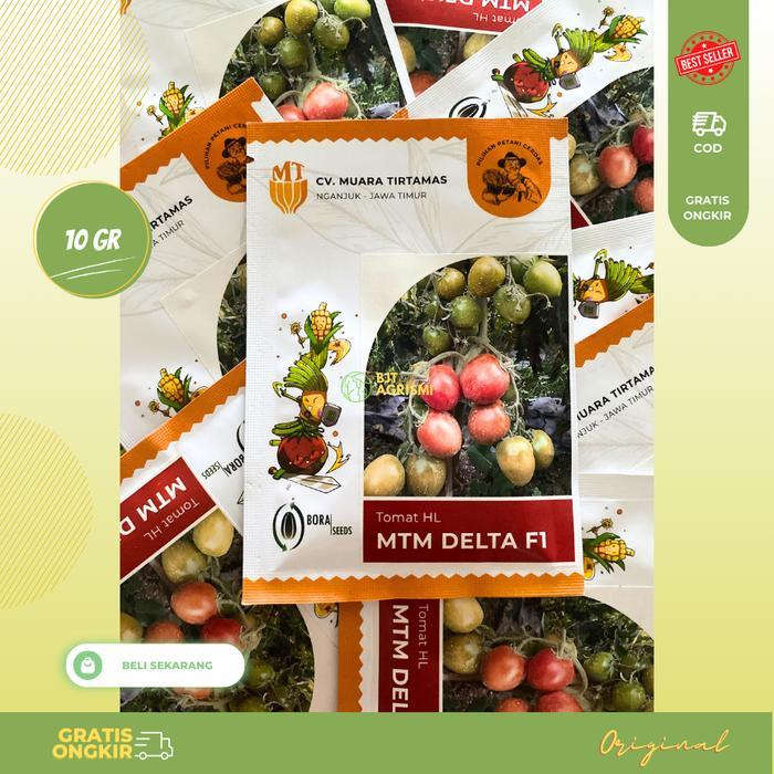 BENIH BIBIT TOMAT MTM DELTA F1 10 GRAM ORIGINAL PACK TOMAT BESAR KHUSUS DAERAH PEGUNUNGAN