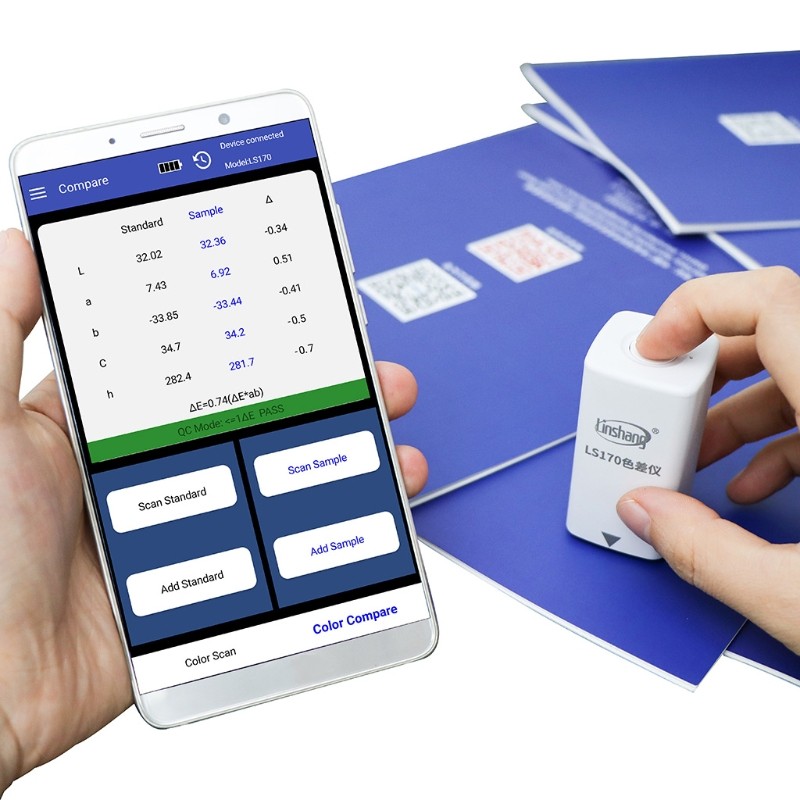 - Ls171 Ls170 App Portable Colorimeter Color Analyzer Digital Precise