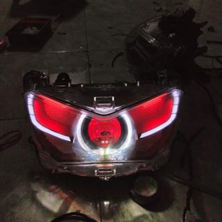 HEADLAMP / LAMPU DEPAN CUSTOM PROJIE BILED AES TURBO SE, TURBO GEN 2, TURBO TIR, F002 YAMAHA ALL NEW