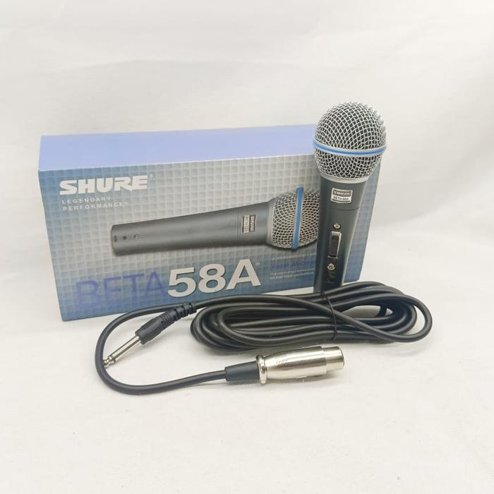 Mic Shure Beta 58 Mikropon Kabel Shure Beta 58 Mikrofon