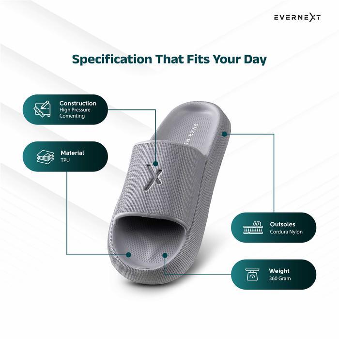 EVERNEXT - Sandal Slippers Pria Yezzy Slip On Slippers Sandal Selop Pria Sandal Slide Evernext