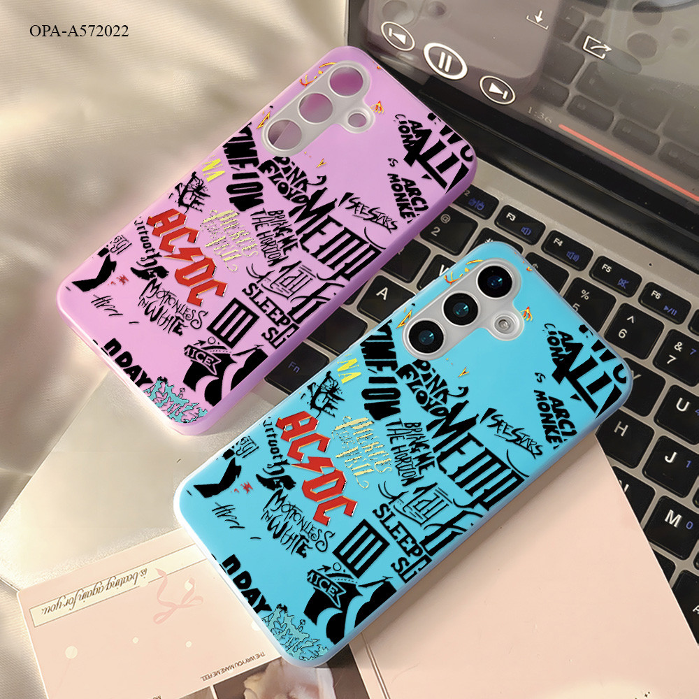 Casing Hp Untuk For OPPO A57 A7 A5S A12 A11K A58 A60 A74 A95 2022 4G Phone Case Fashion GDK 1012 Sof