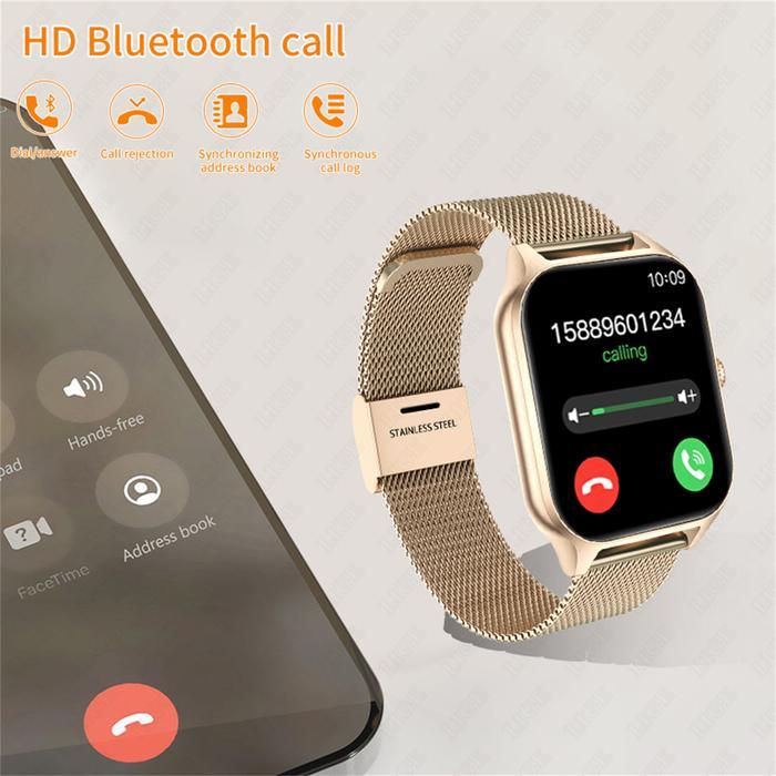 wpoy0- Lige Terbaru Original Smart Watch Panggilan Bluetooth Peringatan Pesan Minotoring