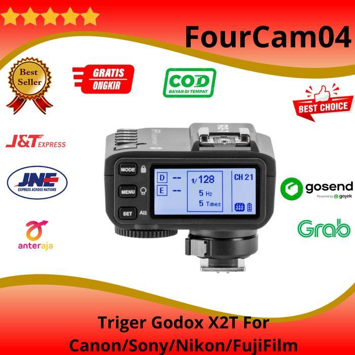 JUAL RUGI Trigger Godox X2T SONY/CANON/FUJIFILM TRIGER TTL HSS Transmitter