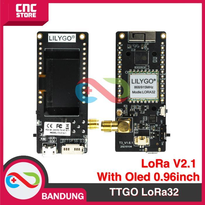 NEWTRIC- Lilygo Ttgo Lora32 Lora V2.1 915Mhz 433Mhz Esp32 Oled 0.96 Wifi Ble
