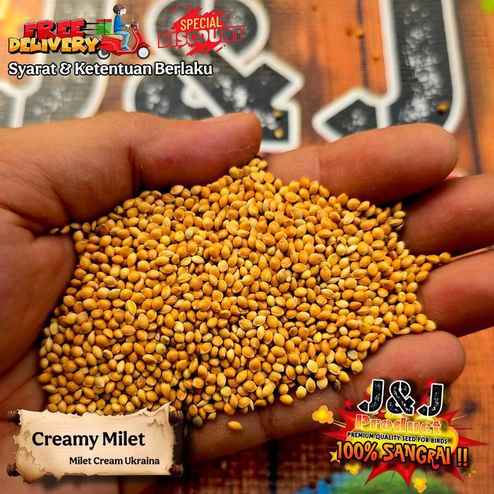 1tk0r- Milet Premium Bijian Sangrai Milet Putih Milet Cream Milet Hitam
