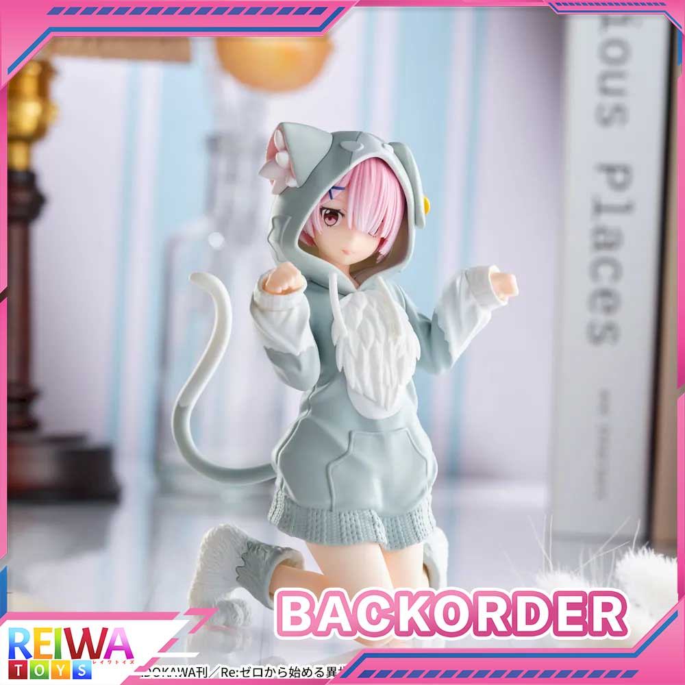 Yumemirize Figure Ram - Mofumofu Puck Ver. Re:Zero Kara Hajimeru Isekai Seikatsu (11cm) thumbnail 2
