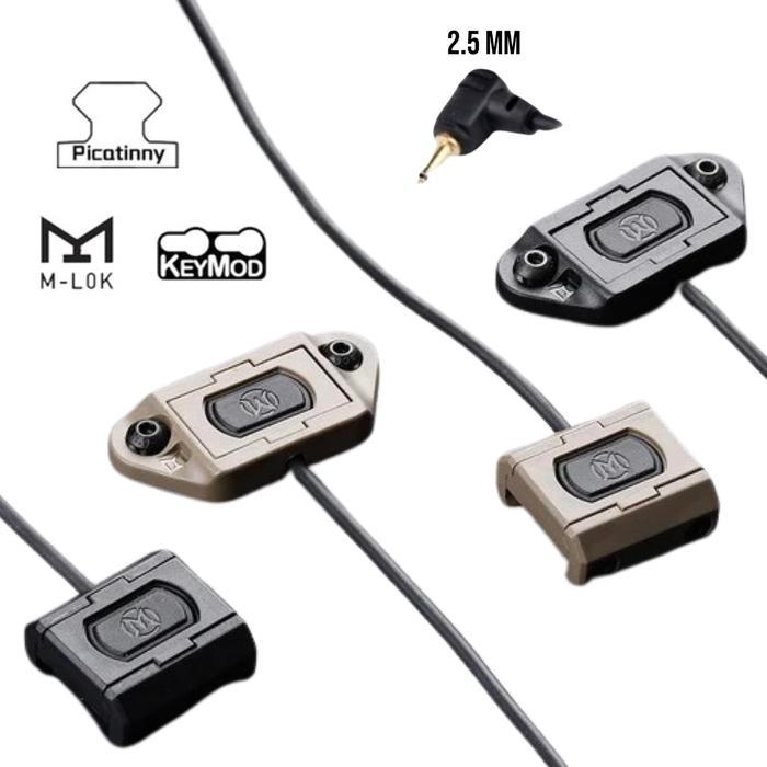 Modlite Pressure Switch Laser Dbal Anpeq Picatinny Rail Mlok Repro