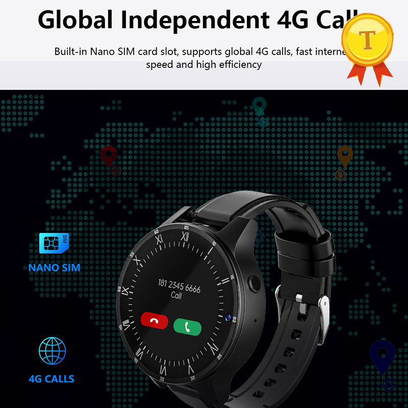 Global Independent 4G Call Smartwatch Men 3Gb 32Gb Message Notification Call Reminder Heart Rate