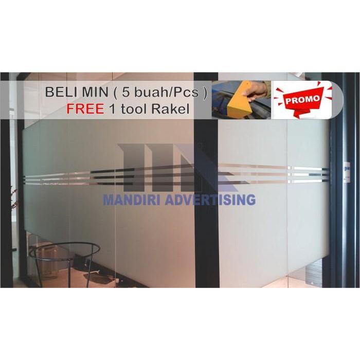 New- STIKER KACA FILM BURAM SANDBLAST ukuran 150cm x 25cm