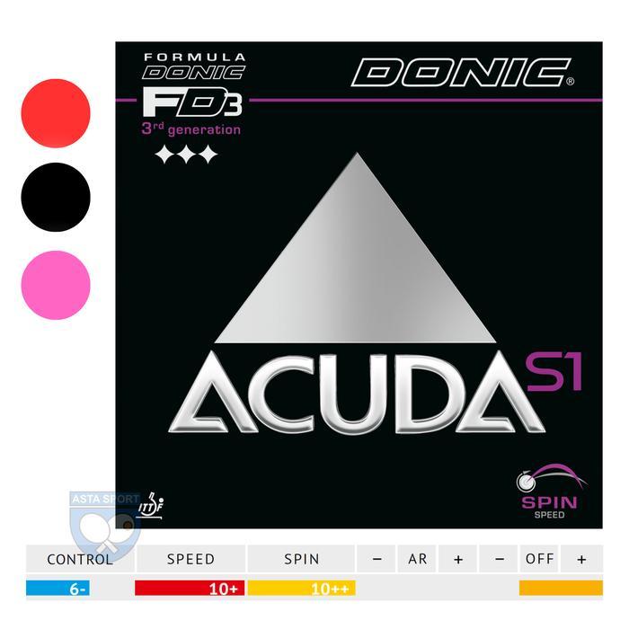 Donic Acuda S1 Karet Pingpong Rubber Tenis Meja