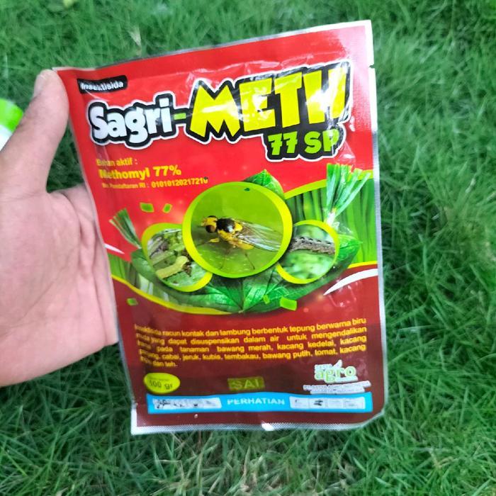 Insektisida Sagri Met 77 SP 100 gram Metomil Pembasmi Hama Ulat Tanaman